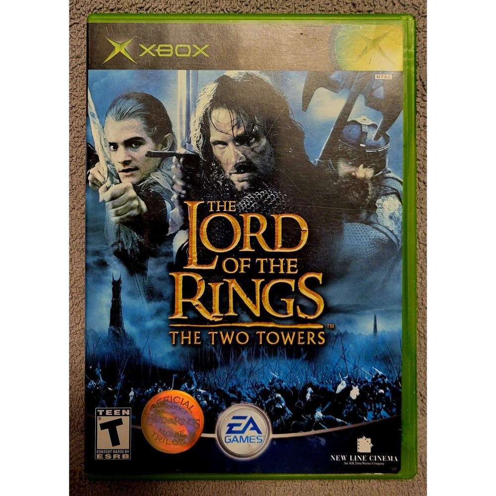OG XBOX: Lord Of The Rings The Two Towers CIB w/ Reg / Tested  / FAST SHIPPING